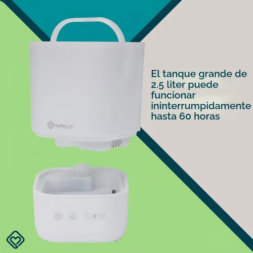Vista 6 de Safety 1st Humidificador de llenado superior de niebla fría, color blanco