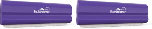 Vista 10 de EasyGroomer - Cepillo para quitar pelaje para perros y gatos, herramienta azul para mascotas grandes y pequeñas, elimina la suciedad, el pelo