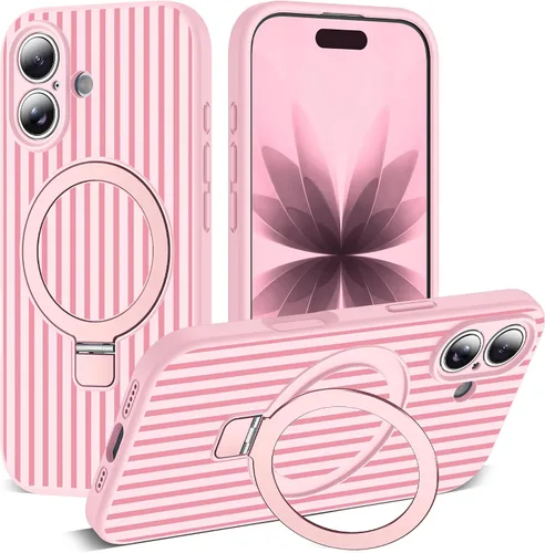 Vista 51 de SKYLMW Funda diseñada para iPhone 11 con soporte magnético invisible Compatible con Mag-Safe, a prueba de caídas de grado militar, a prueba