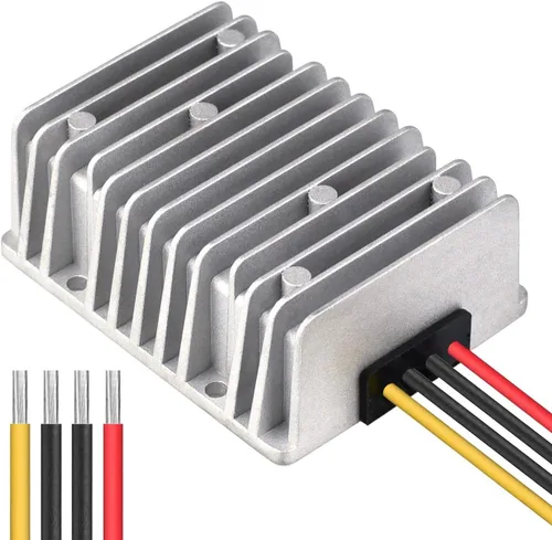 Vista 9 de Convertidor reductor de voltaje de 24V CD baja a 12V 10A 120W, fuente de alimentación CD/CD de transformador buck, a prueba de agua