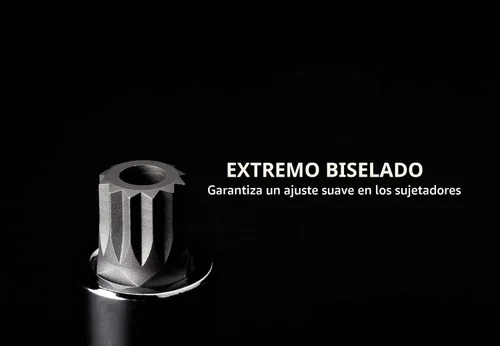Vista 3 de Capri Tools XZN Juego de Puntas de Vaso con Estriado Cuadrado Triple, Métrico, 10 Piezas