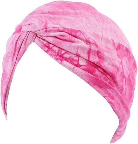 Vista 2 de Turbantes elásticos para mujer, gorro de quimioterapia, para cáncer
