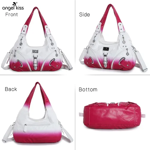 Vista 3 de Angelkiss Hobo Carteras y bolsos para mujeres Bolso de mano para mujeres Carteras grandes Bolsos de hombro diarios Purses, handbags, Handbag, Women