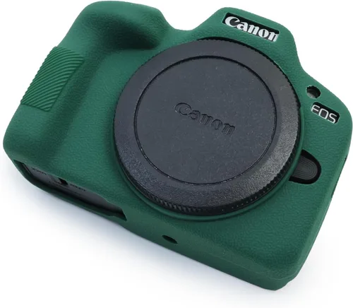 Vista 2 de MUZIRI KINOKOO Funda de Silicona para Canon EOS R50 Vlog Cámara - Verde