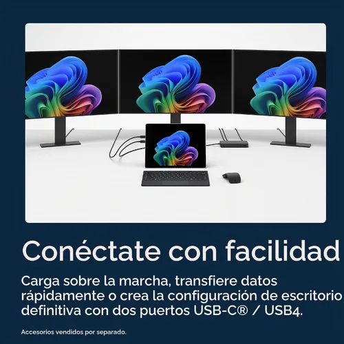 Vista 6 de Microsoft Surface Pro (2026), portátil 2 en 1 de rendimiento premium de 13 pulgadas, procesador Snapdragon X2 Plus, pantalla táctil, 16 GB de RAM