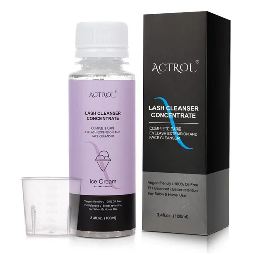 Vista 15 de ACTROL Aloe Lash Shampoo Recarga Concentrado 3.4 fl oz para Extensiones