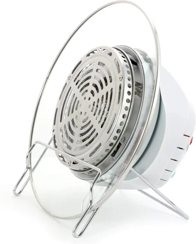 Vista 3 de Freidora de aire para horno halógeno multiusos Megachef en color blanco