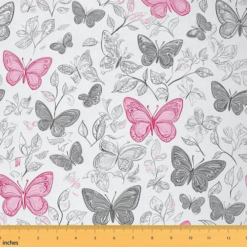 Vista 11 de Tela de camping feliz por The Yard, tela de tapicería de cámper para sillas, tela decorativa de coche de dibujos animados para exteriores, tela