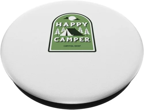 Vista 2 de Capitol Reef Happy Camper PopSockets Standard PopGrip