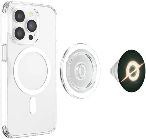 Vista 4 de Black Hole Event Horizon Star Singularity Space Curvature PopSockets MagSafe PopGrip para iPhone