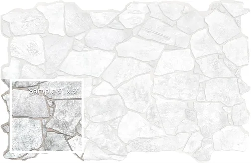 Vista 27 de Dundee Deco Paneles de pared 3D de piedra sintética de PVC marrón, 3.2 pies x 2.1 pies (98cm x 63cm), paquete de 10, decoración de paneles de pared