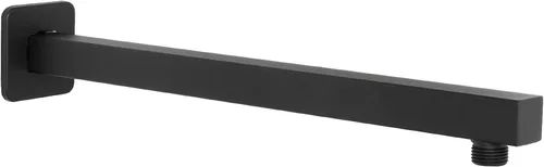 Vista 8 de Brazo de ducha HarJue con brida y cinta de teflón, brazo de extensión de tubo de ducha cuadrado montado en la pared de acero inoxidable 304