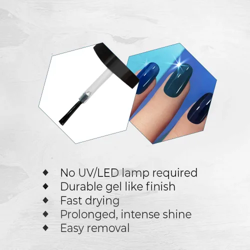 Vista 3 de Seche Vive - Kit profesional, capa superior de efecto gel instantáneo para esmalte de uñas, repuesto de 4 onzas y 0.5 onzas
