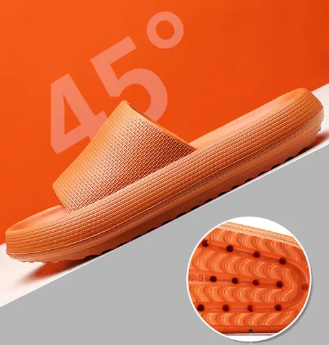 Vista 4 de WALLDOR Zapatillas de masaje de pies, para hombres y mujeres, sandalias de ducha para masaje, zapatillas de baño de fondo grueso, sandalias de EVA