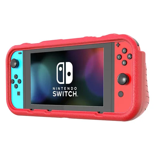 Vista 2 de LORDTEC Protective Case for Nintendo Switch Grip Kid Case with 6 Storage Slots for Game Cards Protective Cover with Comfort Ergonomic Grip