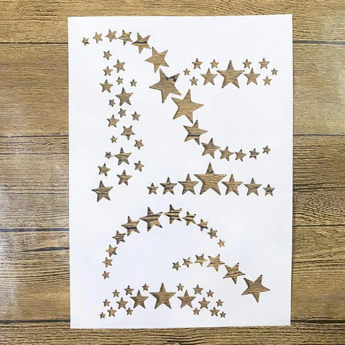 Vista 20 de TIAMECH Plantilla de alas reutilizables A4 para pintar, par de plantillas de capas de corazón de ala de ángel, arte de pared, muebles de madera