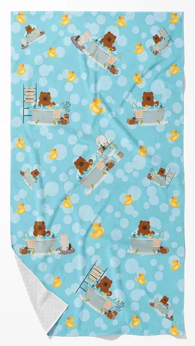Vista 74 de Caroline's Treasures WDK5738BTLG Airedale - Toalla de baño grande para bañera