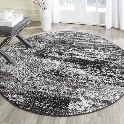 Vista 10 de SAFAVIEH Colección Adirondack Alfombra de Pasillo - 2'1" x 6', Marfil y Salvia, Diseño Abstracto Moderno, No Desprende Pelusa y Fácil Cuidado, Ideal