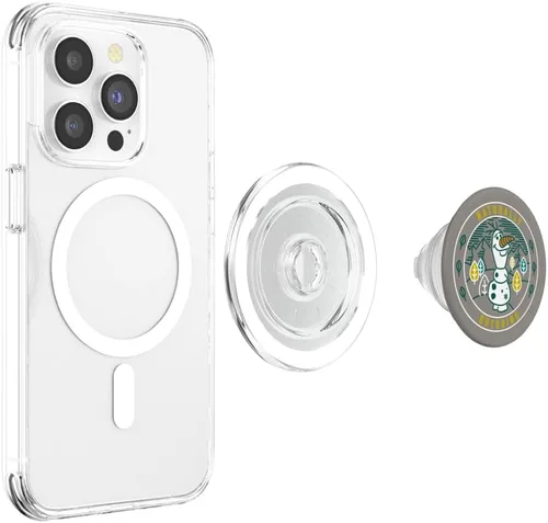 Vista 4 de Disney Frozen 2 Olaf PopSockets naturalmente salientes MagSafe PopGrip para iPhone