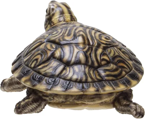 Vista 2 de Pacific Giftware Figura realista de resina de tortuga de vientre amarillo
