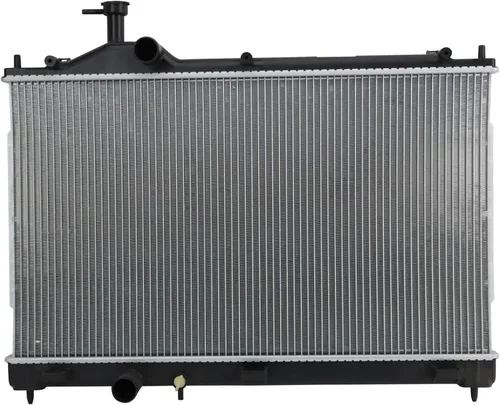 Vista 169 de TRQ Radiador de núcleo de aluminio de 1 fila Compatible con Subaru WRX STI 2.5L Turbo AWD 2015-2020
