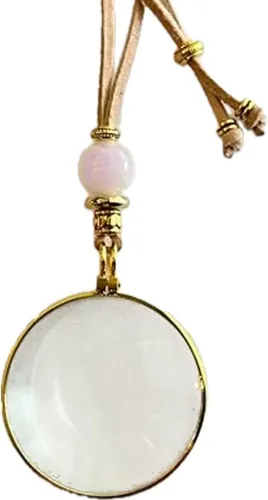 Vista 8 de by Wendra Collar con aumento, elementos naturales para aumentar la visión y la energía. ¡Deja tus lentes de lectura en casa! La Loupe