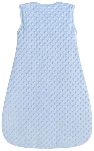 Vista 2 de BABYINABAG - Saco de dormir y saco de dormir para bebé, diseño de lunares de felpa, 1.25 tog para bebés y niños pequeños (pequeño (3-11 meses))