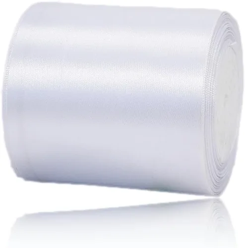 Vista 137 de Cinta de Satén Beige de Color Sólido, 1-1/2 Pulgadas x 25 Yardas, Cinta de Satén de Tela para Envolver Regalos, Manualidades, Hacer Lazos