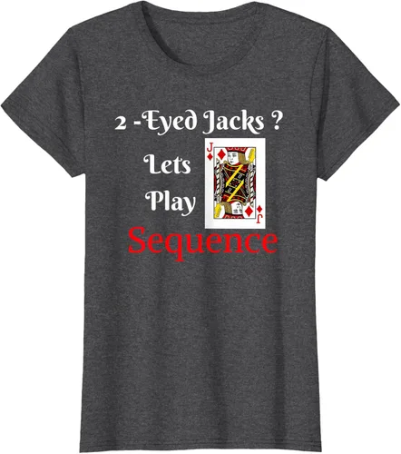 Vista 5 de Camiseta divertida con texto en inglés "I Have 2-Eyed Jacks Lets Play A Card Board Game