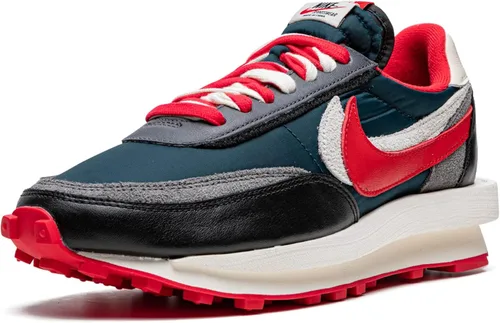 Vista 4 de Nike LDWaffle DJ4877 300 Undercover x Sacai - Midnight Spruce University Red - Talla 5, Midnight SprucePale IvoryDar, 5