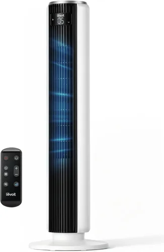 Vista 12 de Levoit Ventilador de torre para dormitorio, ventiladores de 28 pies/s que