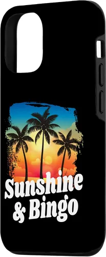Vista 2 de Funda de playa para iPhone 15 Sunshine and Bingo con divertido jugador jugando ganador