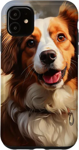 Vista 8 de iPhone 16 Kooikerhondje Portrait Colour Artwork Case