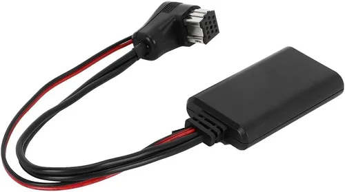 Vista 8 de Adaptador Bluetooth para automóvil, adaptador AUX Bluetooth ABS negro para audio para automóvil, módulo estéreo de enchufe de repuesto, adaptador