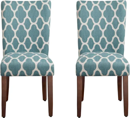 Vista 12 de HomePop Parsons Silla de comedor, gris (juego de 2)