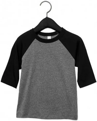 Vista 2 de Bella + Canvas - Camiseta de béisbol de manga 34 (3200Y)
