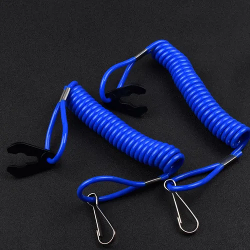 Vista 6 de 2 unids fuera de borda de encendido del motor de emergencia PWC Jet Ski WaveRunner Key Lanyard Stop Kill Switch Seguridad para Yamaha