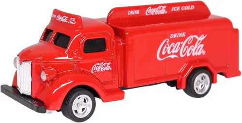 Vista 8 de Motor city classics Camión botella Coca-Cola 1947 (rojo) Modelo a escala 1:87 coleccionable a presión 440537