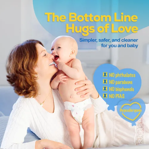 Vista 7 de Dynarex Hugs-of-Love Pañales talla 2 (12-18 lb) Pañales para bebé, alta absorción, protección contra fugas, comodidad suave, 152 pañales por caja