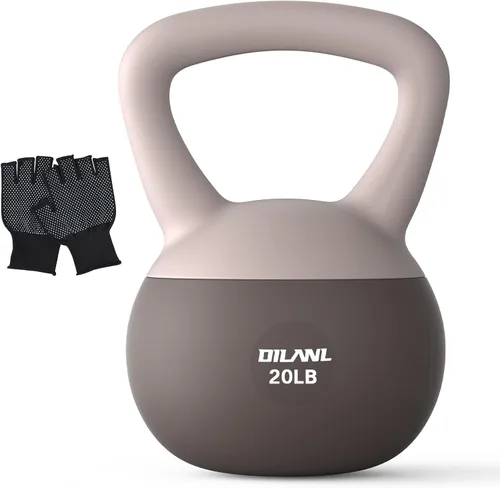 Vista 16 de Soft Kettlebell, Safe Strength Training Kettle bell, Cushioned Impact-Resistant Base and Anti-Slip Grip Weight, Kettlebells Set for Home Workouts