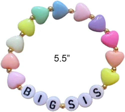 Vista 2 de Lemua Pulsera de hermana mayor, regalo para hermana mayor, joyería de anuncio de hermana mayor