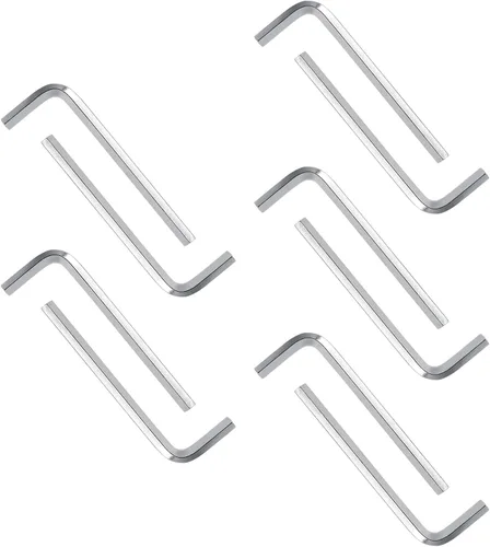 Vista 11 de Bivethoi 20 llaves Allen de 0.059 pulgadas en forma de L, llave hexagonal métrica pequeña Allen llave hexagonal, juego de llaves hexagonales