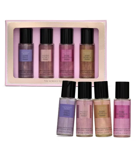 Vista 11 de Victoria's Secret Mist Collection - Juego de regalo de 4 piezas de mini niebla