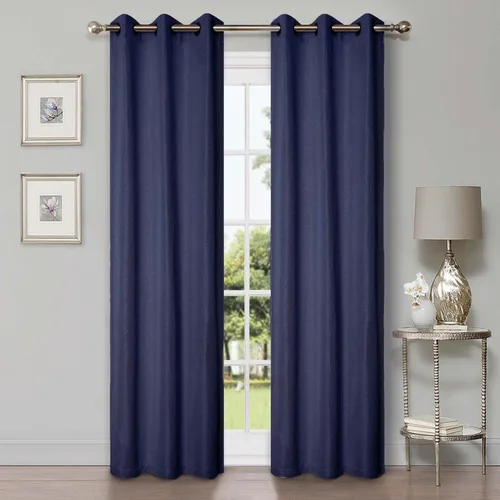 Vista 58 de Superior Linen Semi Blackout Curtains, Room Darkening, Bedroom, Drapes, Kitchen, Living Room Window Accents, Sun Blocking, Grommet Header, Classic