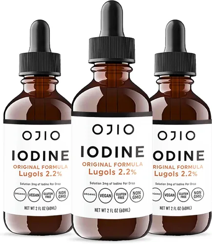 Vista 8 de Lugols Solución de yodo 2% – Suministro de 1 año – Gotas de yodo oral líquido de alta potencia con absorción superior – Mejora la salud general