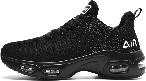 Vista 2 de GOOBON Tenis femeninas Air, zapatillas para tenis deportes entrenamiento gimnasio correr (tallas 5.5-10)