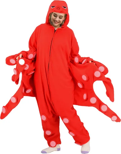 Vista 2 de vavalad Onesie Adult Animal Onesie Pajamas Animal Sleepwear Costume halloween Christmas Jumpsuit for Women Men