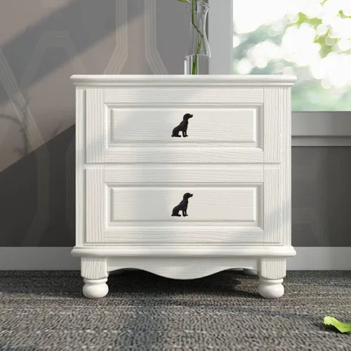 Vista 4 de Perillas de gabinete, pomos de cajón de metal, bonitos tiradores decorativos de metal para cocina, armario, mesita de noche, armario, puerta