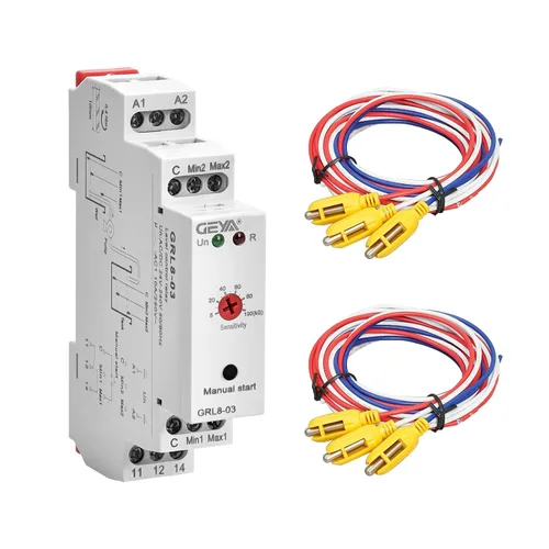 Vista 9 de GEYA Modo de control de 2 niveles 1SPDT Relé de control de temporizador de líquido electrónico Control de nivel de líquido 10A