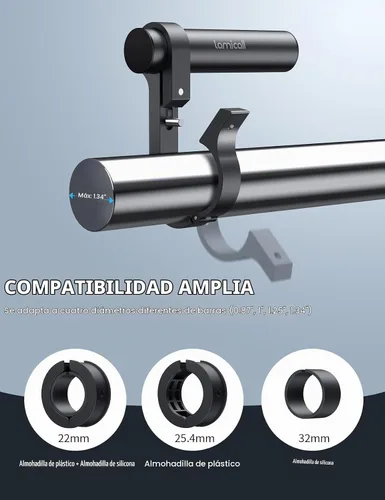 Vista 5 de Lamicall Extensor de manillar de bicicleta - Extensión de manillar de aleación de aluminio de 4 pulgadas de largo para bicicleta y motocicleta